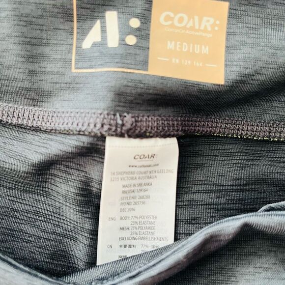COAR Cotton On Average Range compression Capri leggings size M. - Picture 7 of 7
